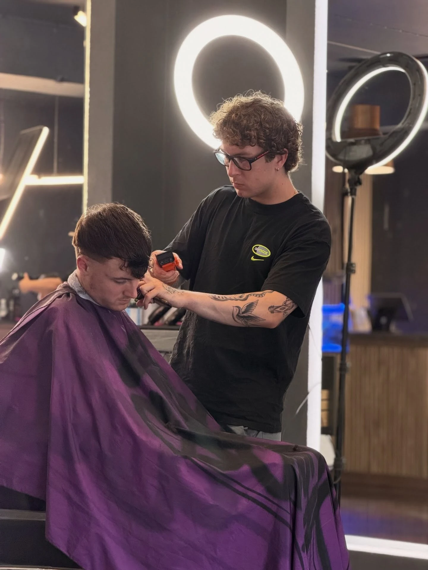 OD, barber at Gentlemen's Barbers